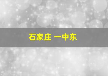 石家庄 一中东